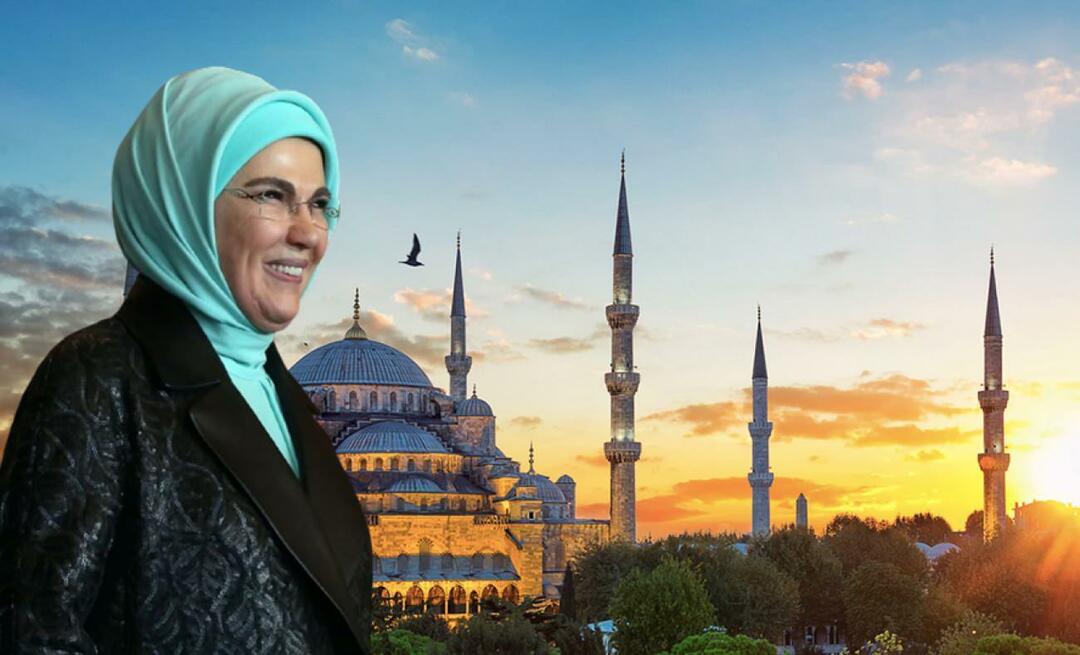 Dela Ramadan från Emine Erdoğan: Jag önskar att Ramadan ska ge vårt land välbefinnande
