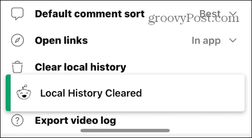 Ta bort din Reddit-historik