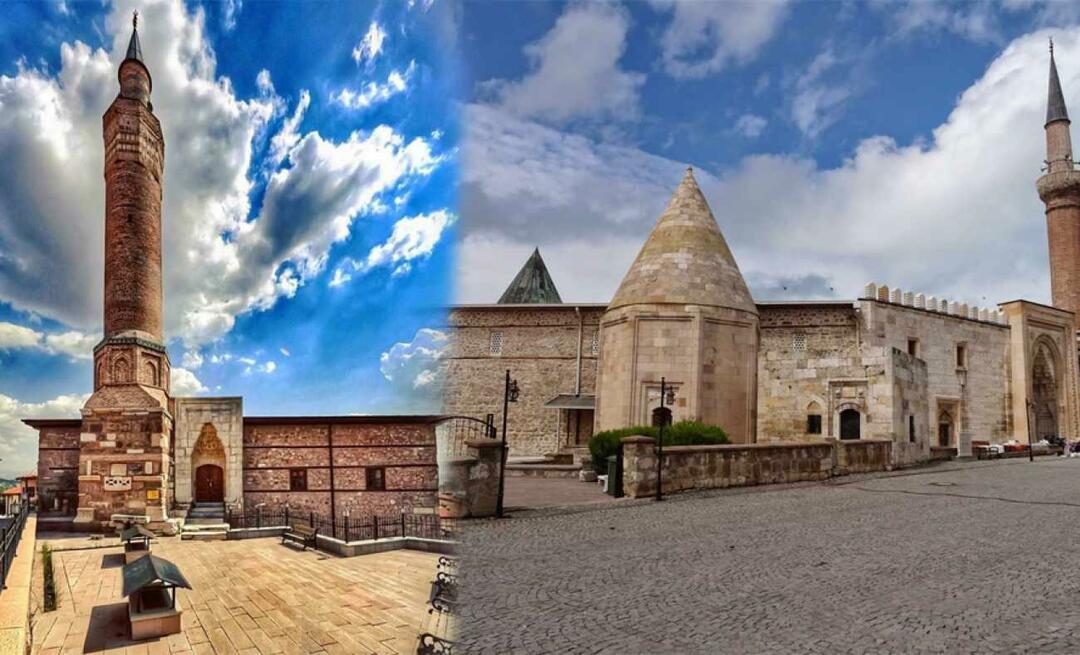 Unescos världsarvsmoskéer från Ankara och Konya. Arslanhane-moskén och Eşrefoğlu-moskén