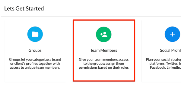 Kom igång genom att lägga till teammedlemmar till ditt Statusbrew-konto.