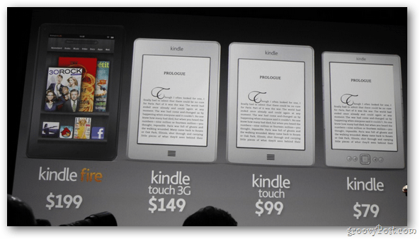 Amazon: Tillkännager tre nya Kindle-läsare med nya $ 199 Kindle Fire Color Tablet BREAKING