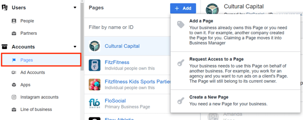 Använd Facebook Business Manager, steg 10.