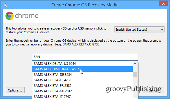 Chrome OS-återställning