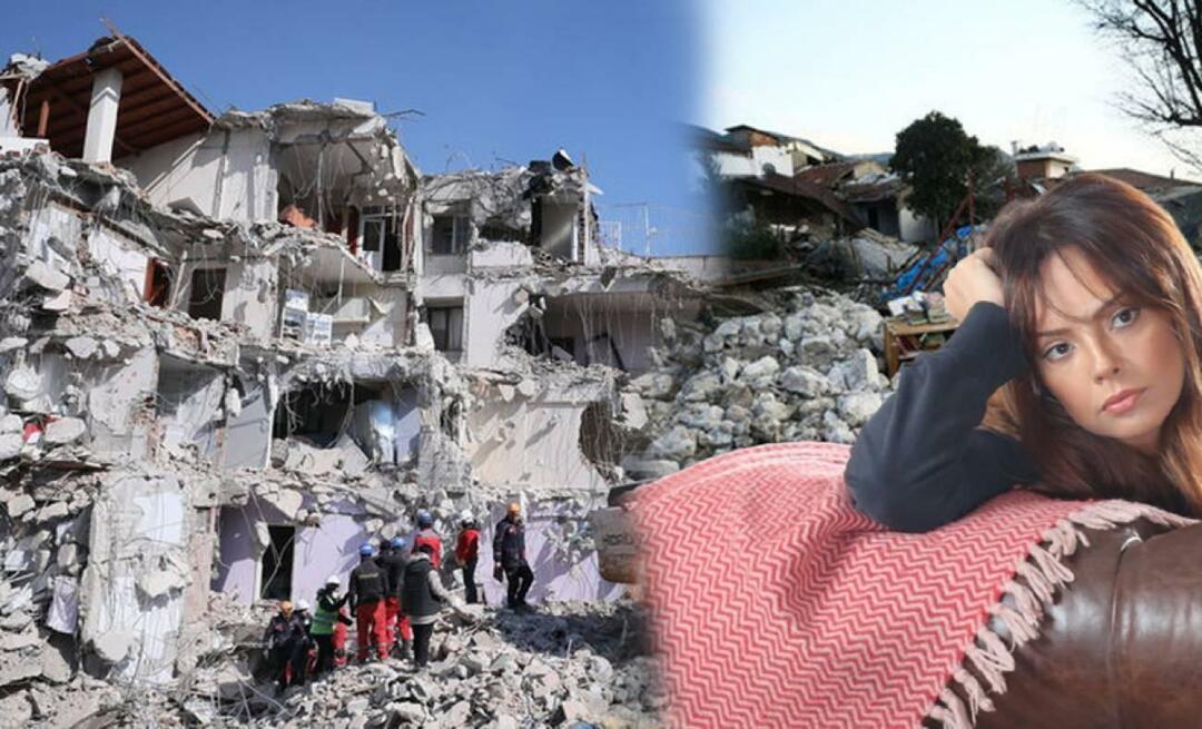 Hjärtskärande jordbävningsdelning från Ebru Gündeş!