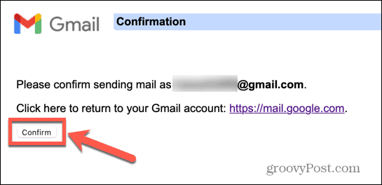 gmail bekräfta alias