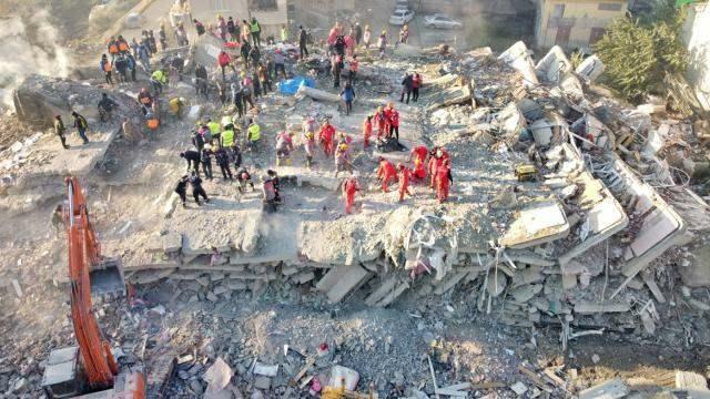 Ramar från jordbävningen i Kahramanmaraş
