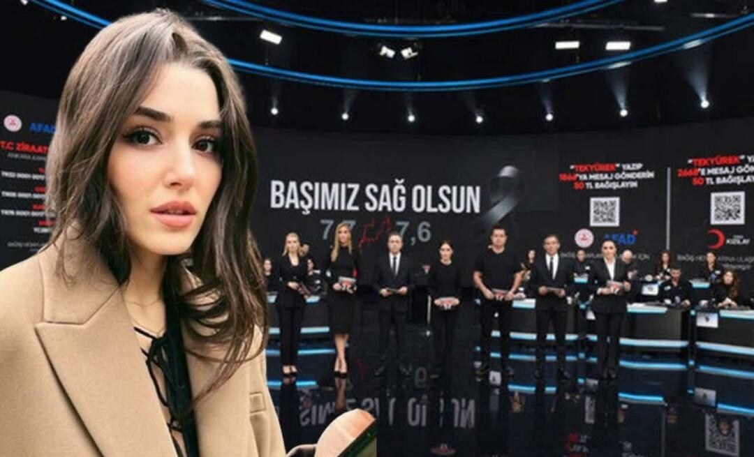 Hande Erçel, som deltog i Türkiye One Heart-kampanjen, berättade om de stunderna! "...Jag ville att du skulle veta"