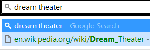 Chrome radera URL
