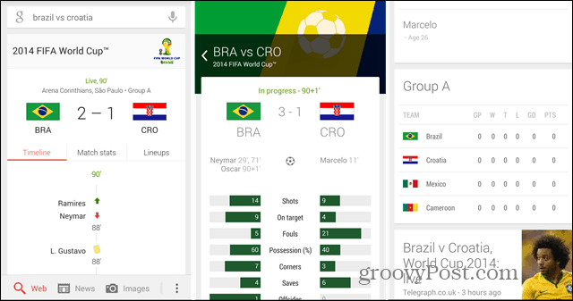 VM 2014: Använd Google Nu för att följa dina lag