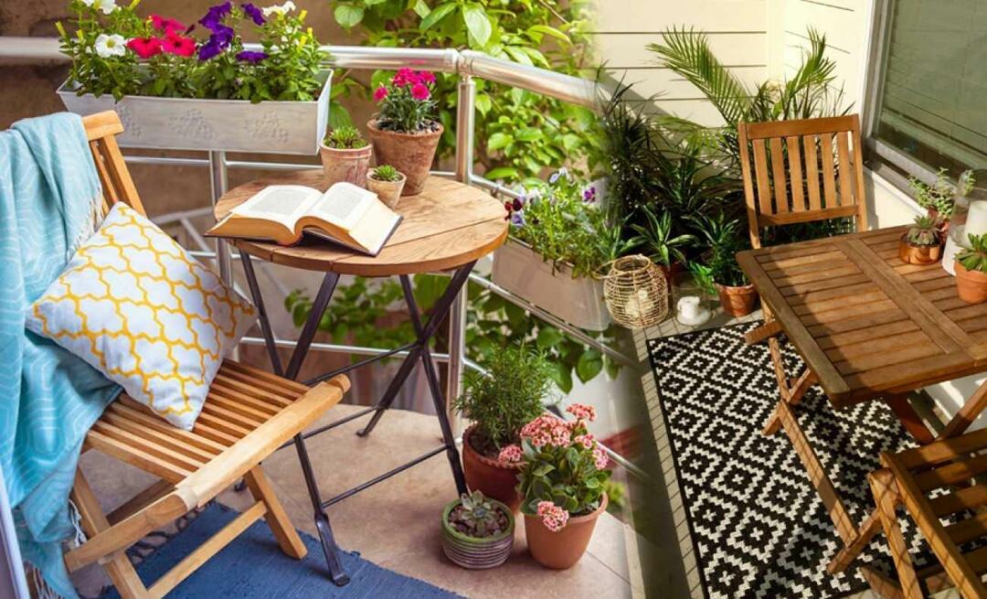 Vilken typ av möbler bör föredras i balkonger och trädgårdar? 2023 Den vackraste trädgårds- och balkongfåtöljen
