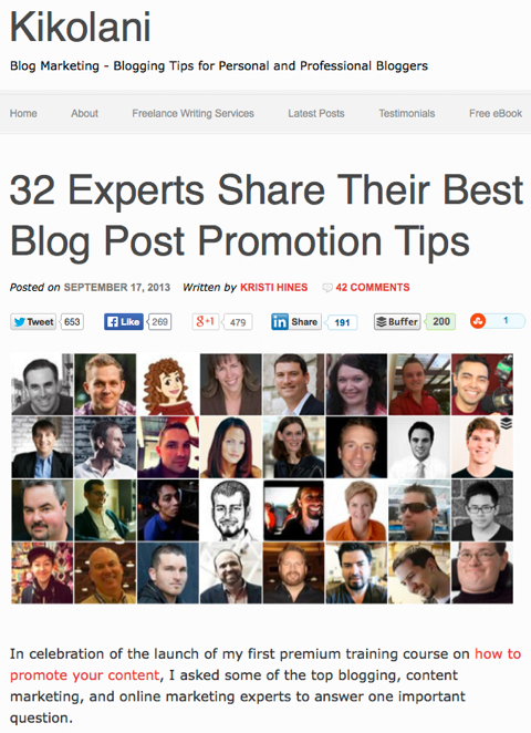 32 experter delar sitt bästa blogginlägg
