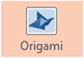 Origami PowerPoint-övergång