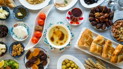 Hur är sahur och iftar-menyn som inte tynger? Ramadan-dietförslag ...