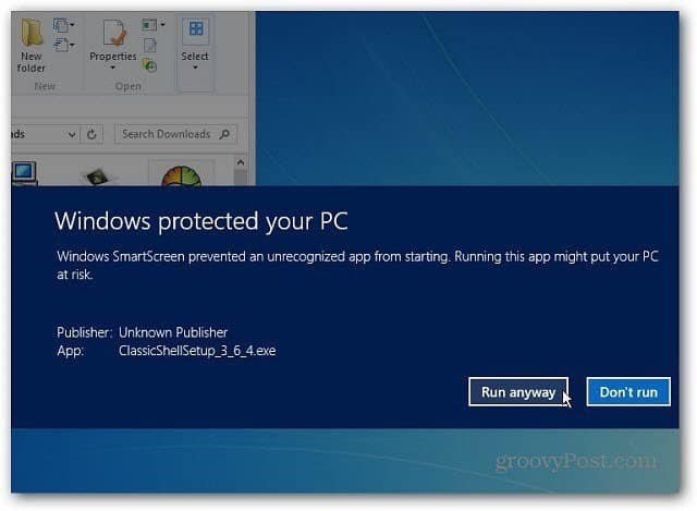 Hur du inaktiverar Windows 8 SmartScreen