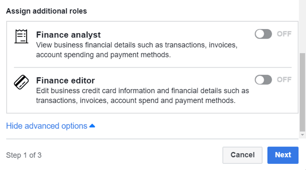 Använd Facebook Business Manager, steg 4.