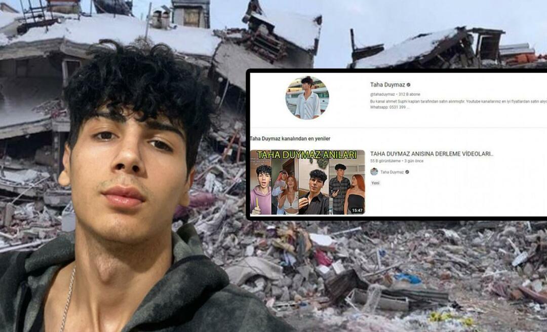 Aktier från Taha Duymaz konto, som miste livet i jordbävningen, fick en reaktion!