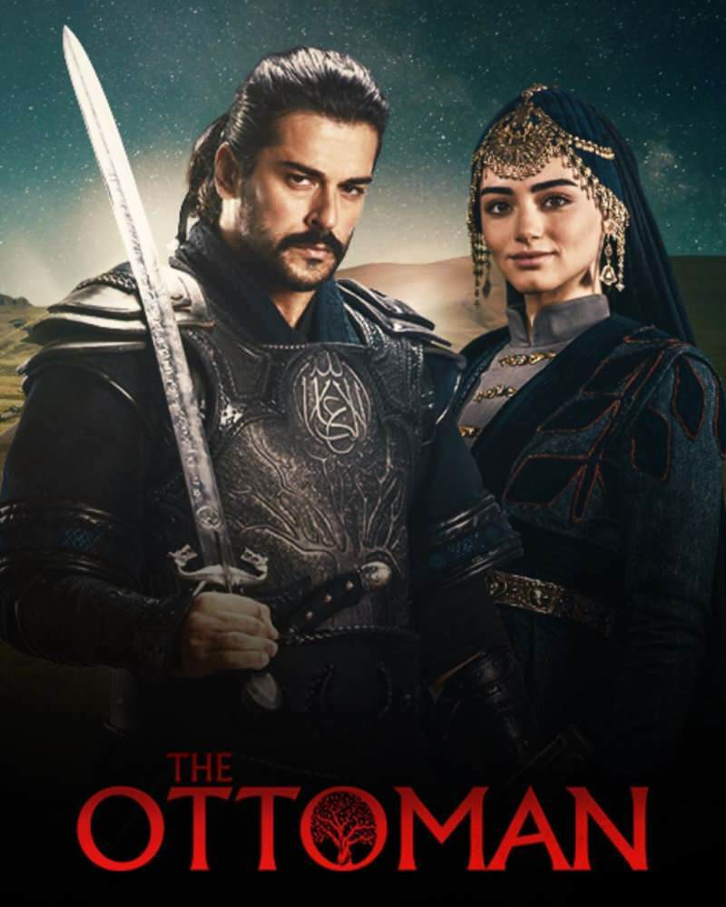 affisch för organisationen osman introducerade utomlands 