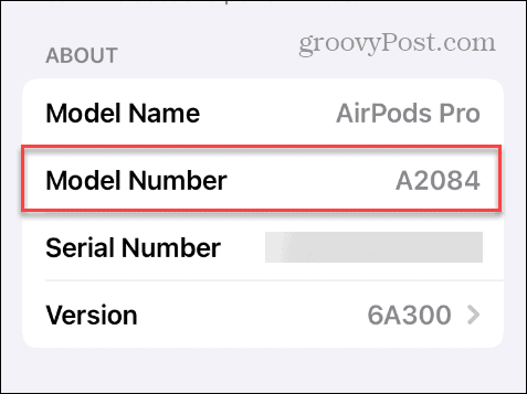 Identifiera din AirPods modell och generation