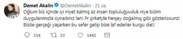 Mehmet Baştürk vägrade Demet Akalıns erbjudande om sång!