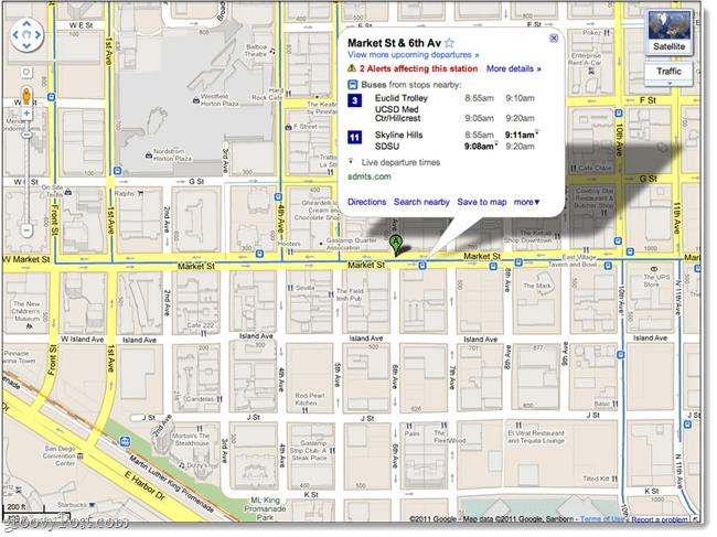 Använd Google Live Transit-uppdateringar för att se om du har missat bussen
