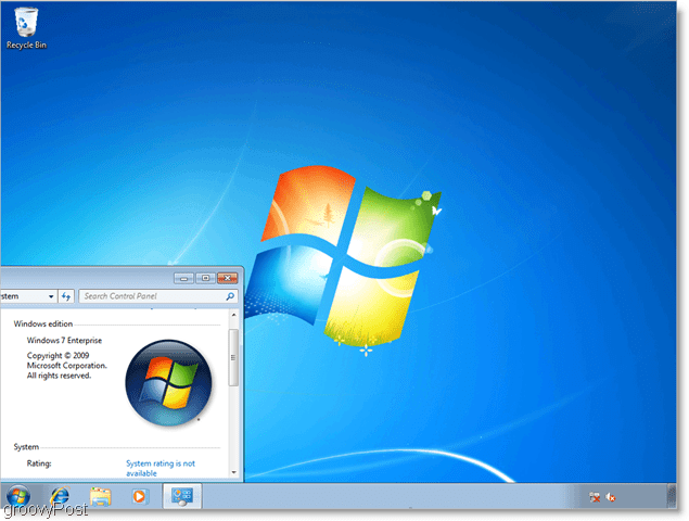 Windows 7 företag, kör som en vhd
