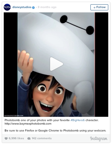 stor hjälte instagram video skärmdump