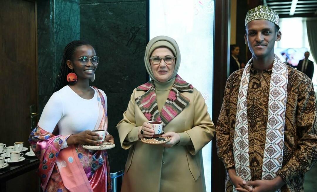 Emine Erdoğan kom tillsammans med African House Association! Afrikanska länder sträcker ut hjälpande hand...