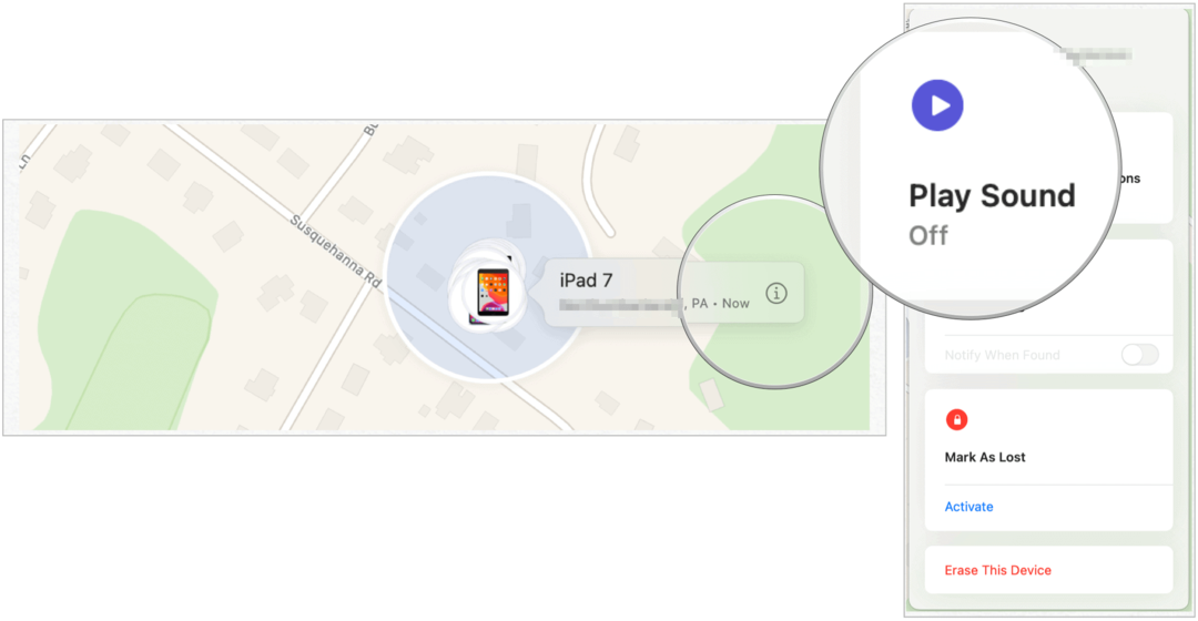 Använda Apples Hitta min app på Mac