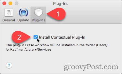 Installera Contextual Plug-in