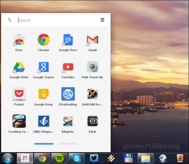 Google axlar Chrome App-startaren