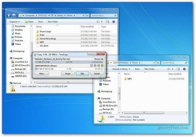 Windows 8: Använda den nya filkopieringsfunktionen