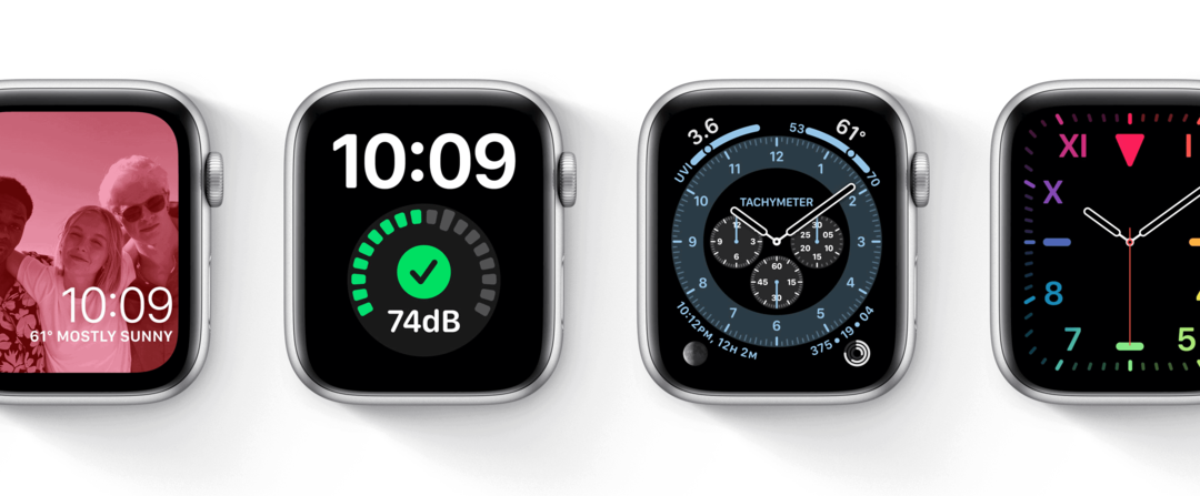 Apple Watch-ansikten i watchOS 7