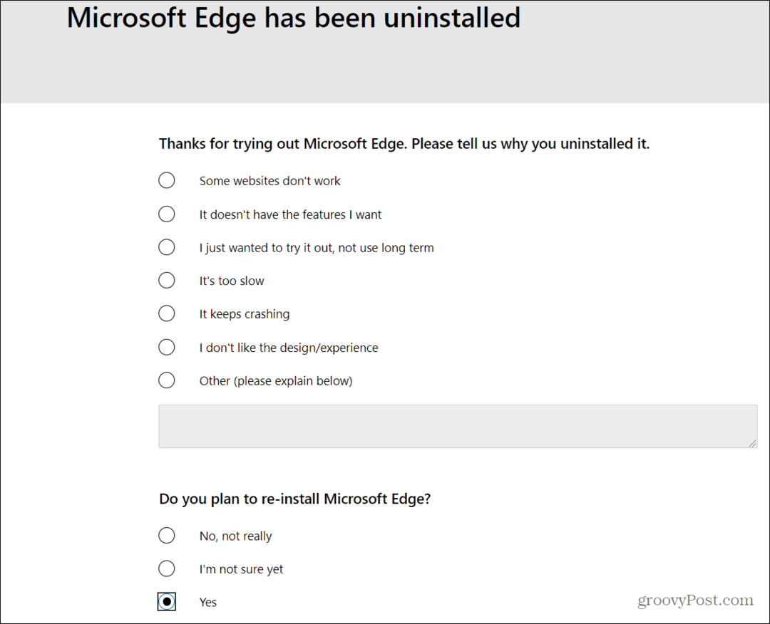 Hur man avinstallerar Microsoft Edge från Windows 10