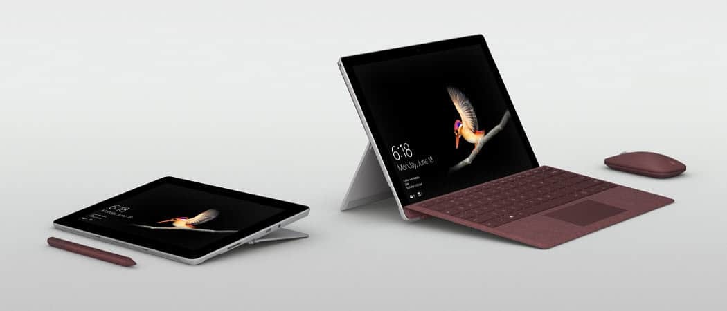 Microsoft tillkännager nya 10-tums Surface Go från 399 $