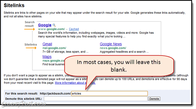 demontering av webbplatslänkar i Googles webbansvariga verktyg