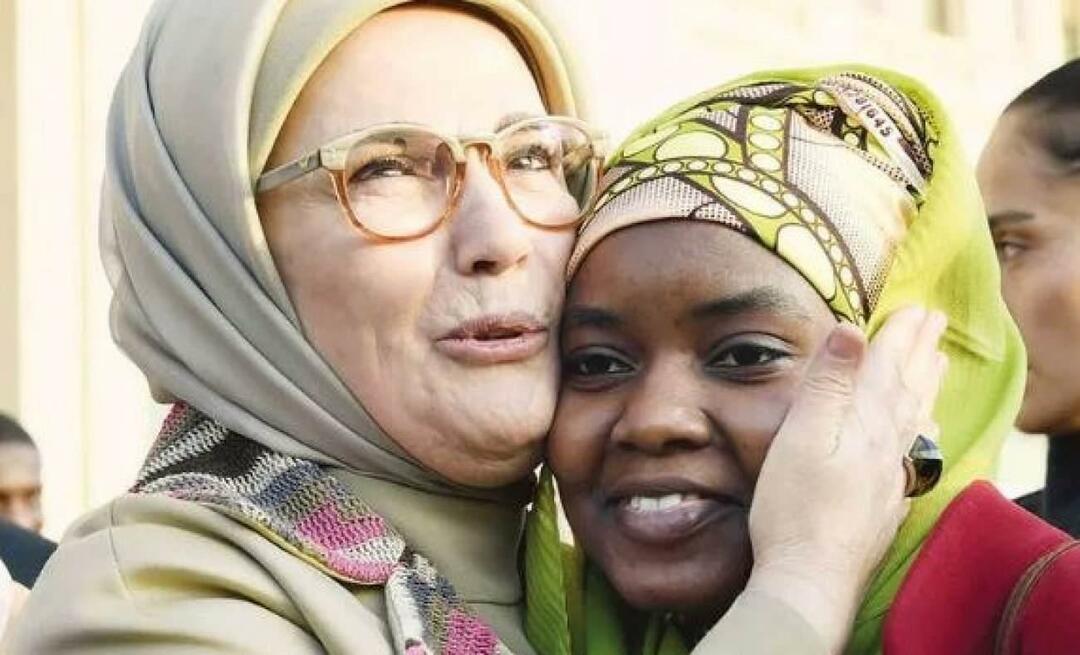 Emine Erdoğan kom tillsammans med African House Association! Afrikanska länder...