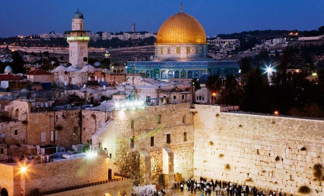 Under vilka månader är det bättre att besöka Jerusalem? Varför är Jerusalem så viktigt för muslimer?