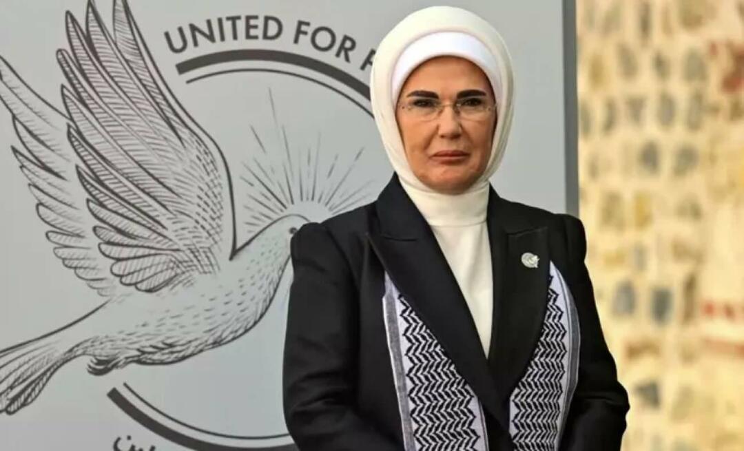 Emine Erdoğan har delat det! Gemensamt upprop från One Heart for Palestine-toppmötet