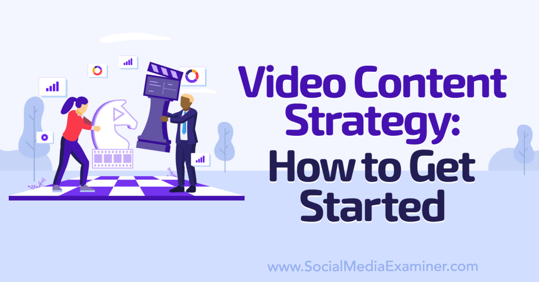 Videoinnehållsstrategi: Hur man kommer igång: Social Media Examinator