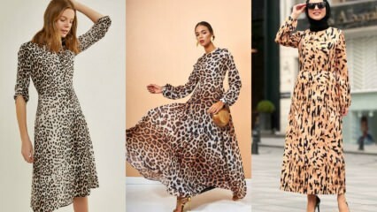 Hur man kombinerar kläder för leopardmönster? Modeller för leopardmönster 2020